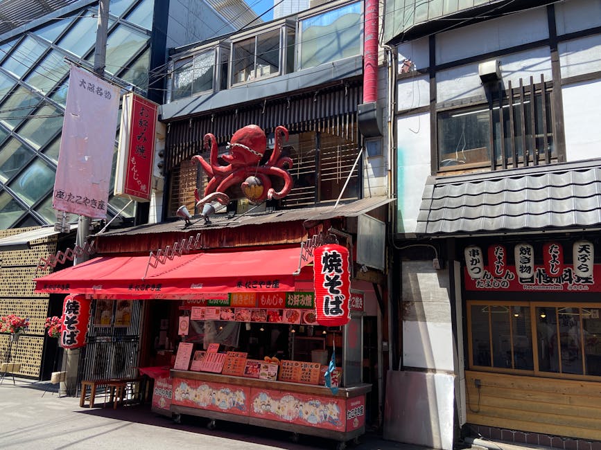 Osaka Street Food: Where Japan Goes to Eat Standing Up
