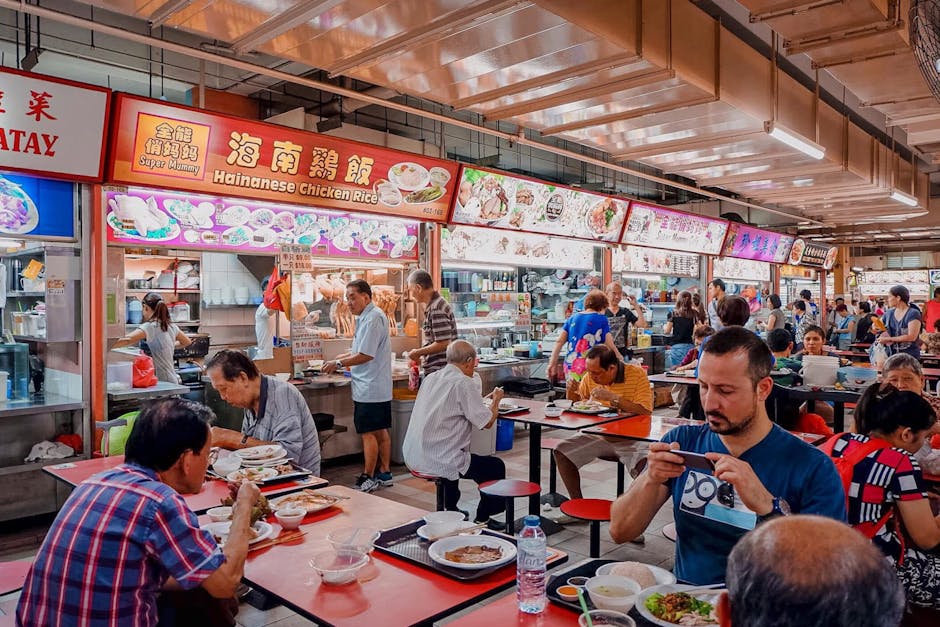 Singapore Hawker Centers: The World's Cheapest Michelin Meals